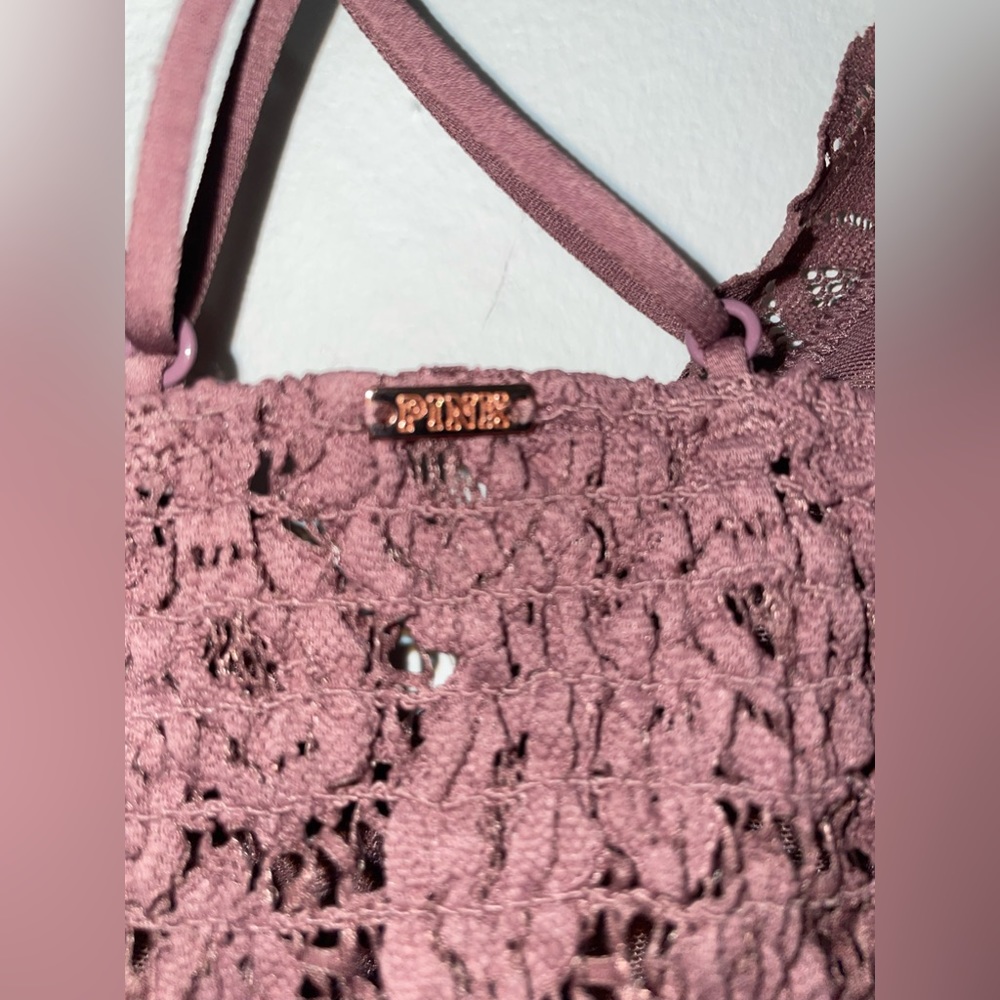 SOLD** 💜3 for $15💜 PINK Bralette - Picture 3 of 4